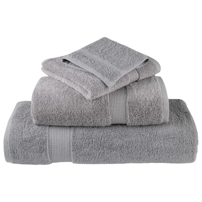 Essuie-mains de qualité supérieure SOLUND 2 pcs gris 600 g/m² – Image 3