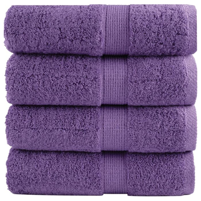 Serviettes d'invité de qualité supérieure SOLUND 4 pcs violet – Image 1