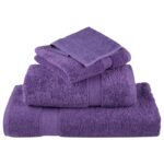 Serviettes d'invité de qualité supérieure SOLUND 4 pcs violet – Image 3