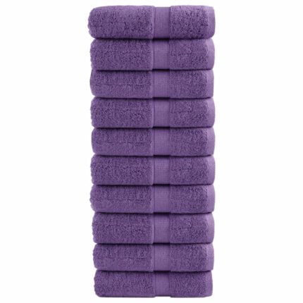 Serviettes d'invité de qualité supérieure SOLUND 10 pcs violet