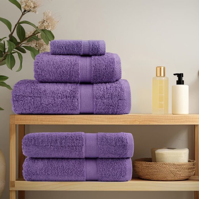Serviettes d'invité de qualité supérieure SOLUND 10 pcs violet – Image 2