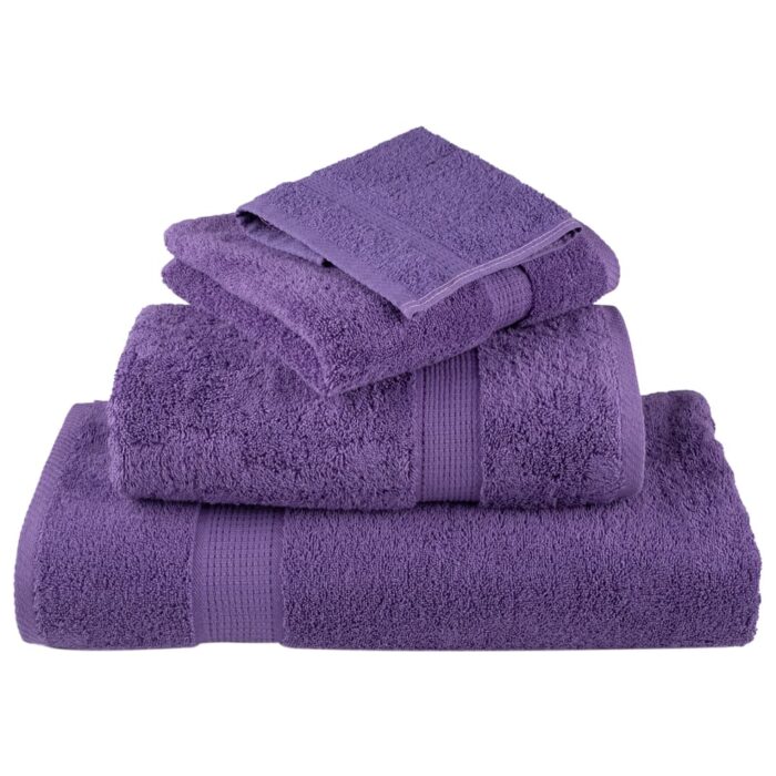 Serviettes d'invité de qualité supérieure SOLUND 10 pcs violet – Image 3