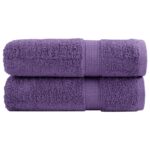 Essuie-mains de qualité supérieure SOLUND 2 pcs violet 600 g/m²