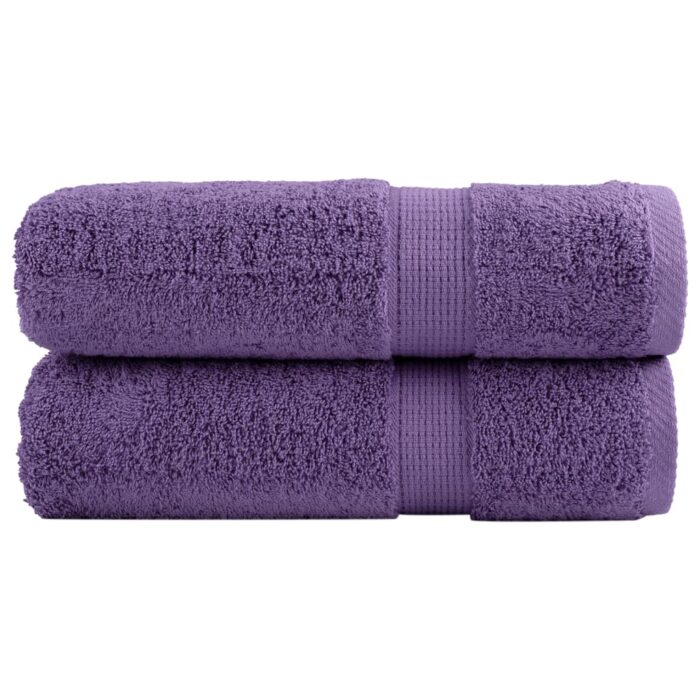 Essuie-mains de qualité supérieure SOLUND 2 pcs violet 600 g/m² – Image 1