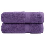Serviettes de douche de qualité supérieure SOLUND 2 pcs violet