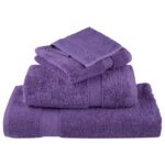 Serviettes de douche de qualité supérieure SOLUND 2 pcs violet – Image 3