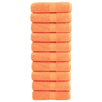 Serviettes d'invité de qualité supérieure SOLUND 10 pcs orange