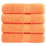 Essuie-mains de qualité supérieure SOLUND 4 pcs orange 600 g/m²