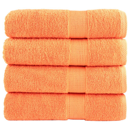Essuie-mains de qualité supérieure SOLUND 4 pcs orange 600 g/m²