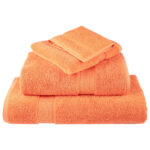 Serviettes de douche de qualité supérieure SOLUND 2 pcs orange – Image 3