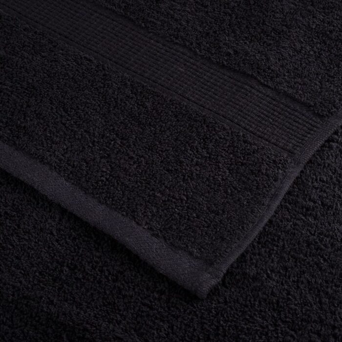 Serviettes de douche de qualité supérieure SOLUND 4 pcs noir – Image 5