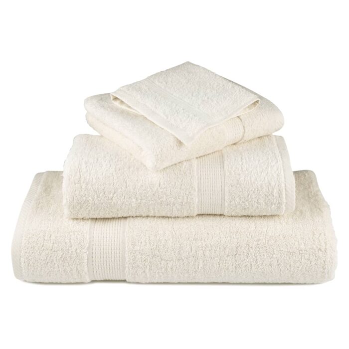 Serviettes d'invité de qualité supérieure SOLUND 2 pcs crème – Image 3