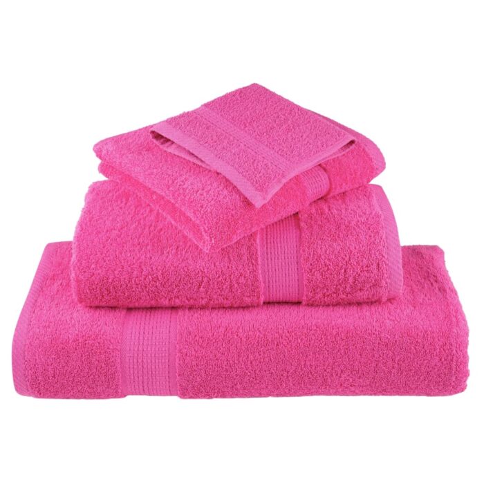 Essuie-mains de qualité supérieure SOLUND 4 pcs rose 600 g/m² – Image 3