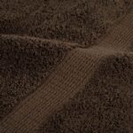 Ensemble de serviettes de qualité supérieure SOLUND 8pcs marron – Image 5
