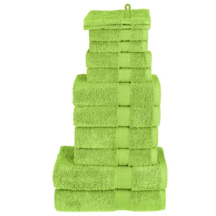 Ensemble de serviettes de qualité supérieure SOLUND 12 pcs vert