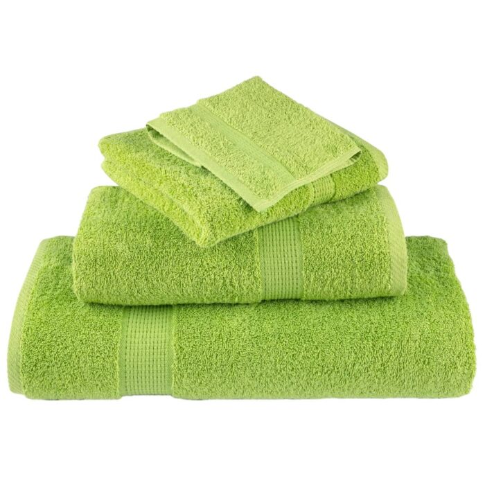Ensemble de serviettes de qualité supérieure SOLUND 12 pcs vert – Image 3