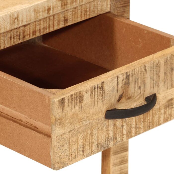 Table de chevet 40x40x50 cm bois de manguier massif – Image 6