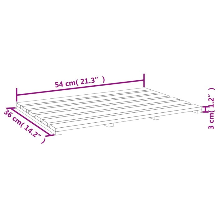 Tapis de bain bambou 54x36 cm – Image 5