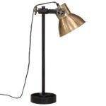 Lampe de bureau 25 W laiton antique 15x15x55 cm E27 – Image 3
