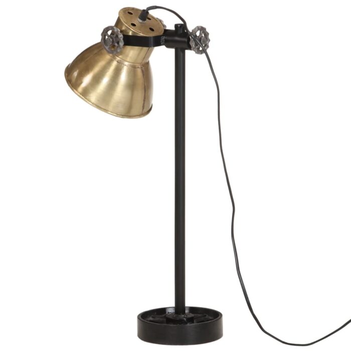 Lampe de bureau 25 W laiton antique 15x15x55 cm E27 – Image 4