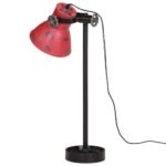 Lampe de bureau 25 W rouge délavé 15x15x55 cm E27 – Image 4