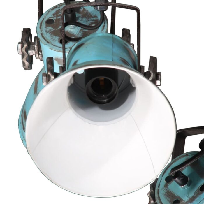 Lampe suspendue 25 W bleu délavé 30x30x100 cm E27 – Image 3