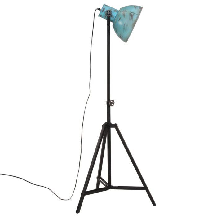 Lampadaire 25 W bleu délavé 61x61x90/150 cm E27 – Image 3