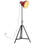 Lampadaire 25 W rouge délavé 61x61x90/150 cm E27