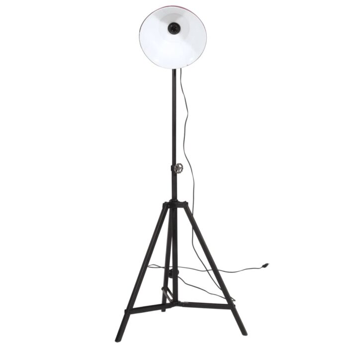 Lampadaire 25 W rouge délavé 61x61x90/150 cm E27 – Image 2