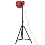 Lampadaire 25 W rouge délavé 61x61x90/150 cm E27 – Image 4