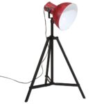 Lampadaire 25 W rouge délavé 61x61x90/150 cm E27 – Image 5
