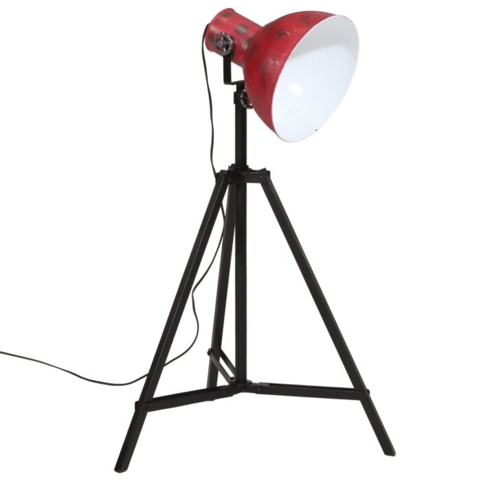 Lampadaire 25 W rouge délavé 61x61x90/150 cm E27 – Image 5