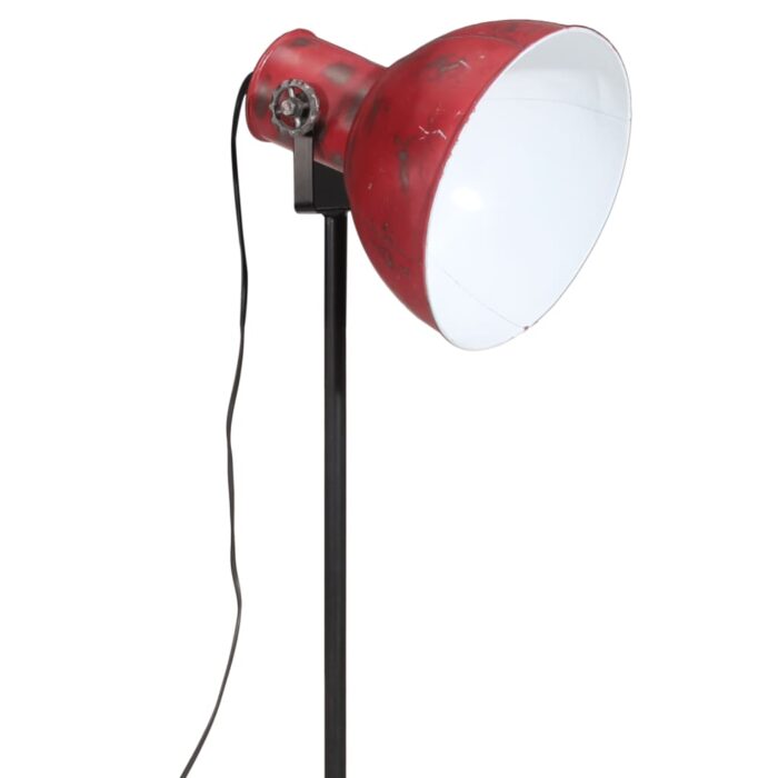 Lampadaire 25 W rouge délavé 61x61x90/150 cm E27 – Image 7