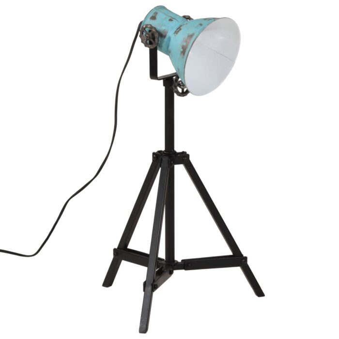 Lampadaire 25 W bleu délavé 35x35x65/95 cm E27 – Image 5