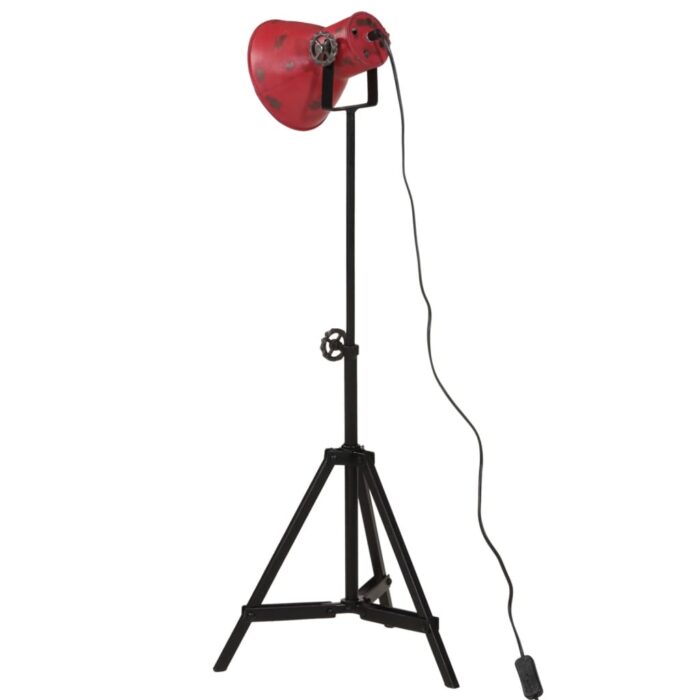 Lampadaire 25 W rouge délavé 35x35x65/95 cm E27 – Image 4