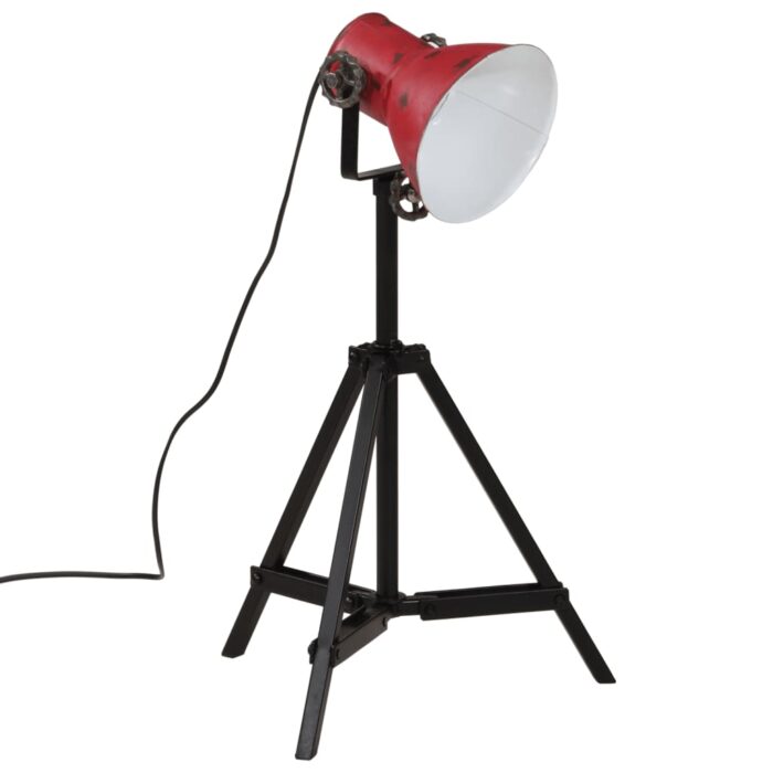 Lampadaire 25 W rouge délavé 35x35x65/95 cm E27 – Image 5