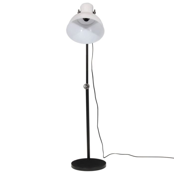 Lampadaire 25 W blanc 30x30x90-150 cm E27 – Image 2