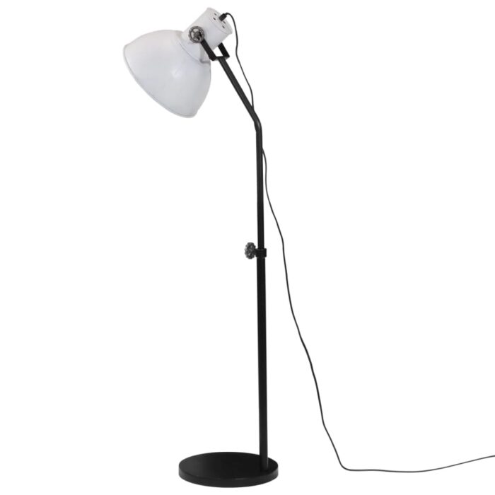 Lampadaire 25 W blanc 30x30x90-150 cm E27 – Image 4