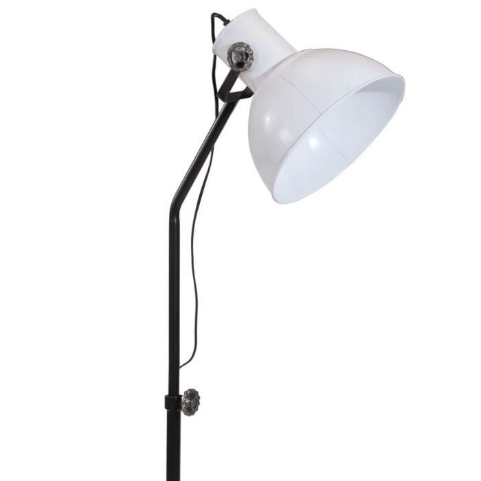 Lampadaire 25 W blanc 30x30x90-150 cm E27 – Image 8
