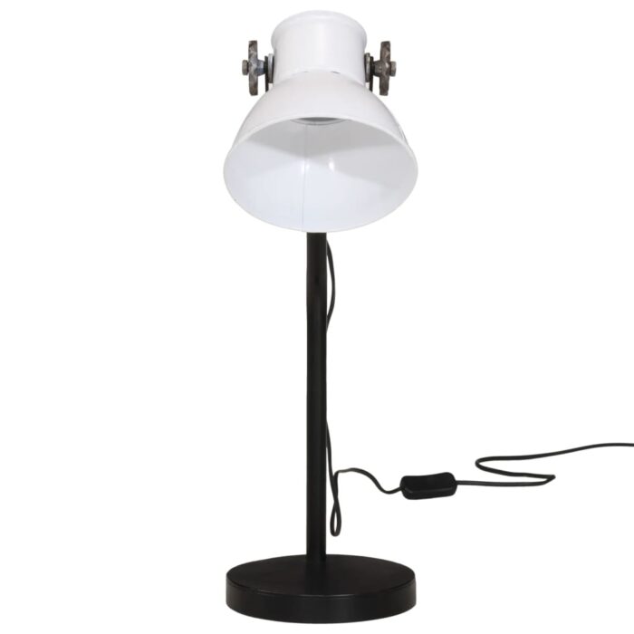 Lampe de bureau 25 W blanc 17x17x60 cm E27 – Image 2