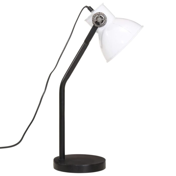 Lampe de bureau 25 W blanc 17x17x60 cm E27 – Image 3