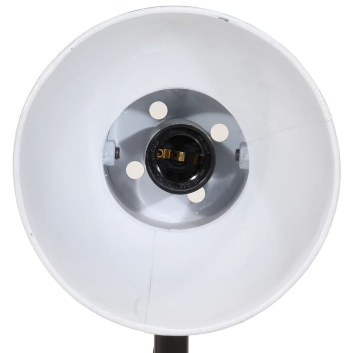 Lampe de bureau 25 W blanc 17x17x60 cm E27 – Image 5