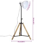 Lampadaire 25 W blanc 75x75x90-150 cm E27 – Image 10