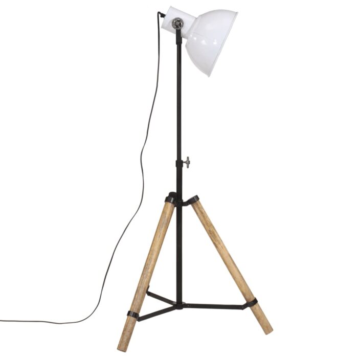 Lampadaire 25 W blanc 75x75x90-150 cm E27 – Image 3