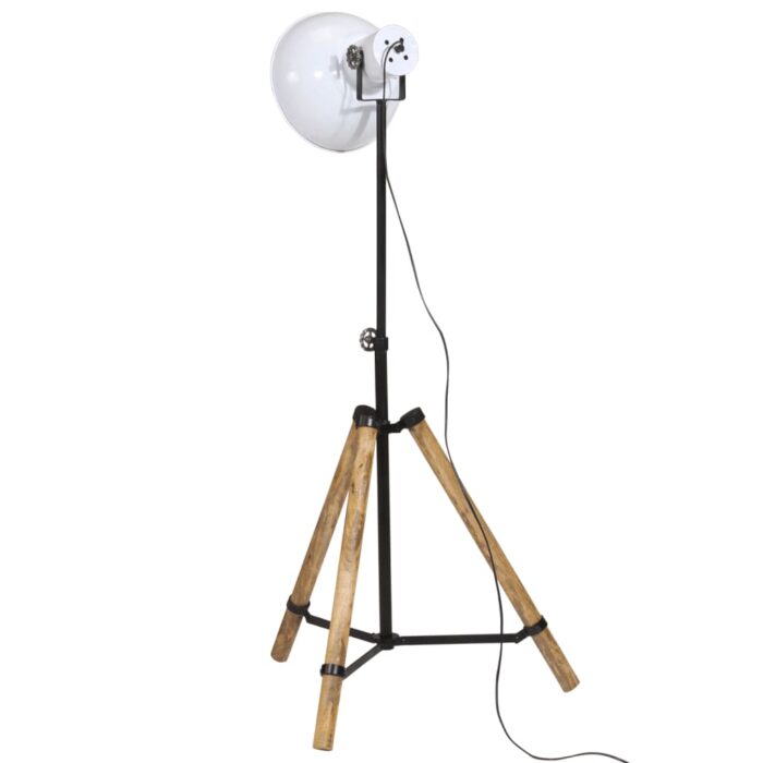 Lampadaire 25 W blanc 75x75x90-150 cm E27 – Image 4