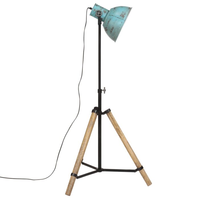 Lampadaire 25 W bleu délavé 75x75x90-150 cm E27 – Image 3
