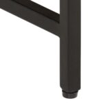 Tables basses gigognes 3pcs bois de manguier massif brut et fer – Image 6