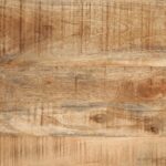 Tables basses gigognes 3pcs bois de manguier massif brut et fer – Image 7