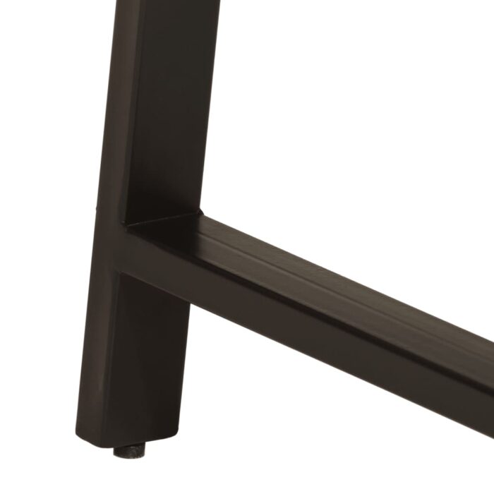 Bureau avec tiroirs 105x55x70 cm bois de manguier massif et fer – Image 6