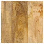 Table d’appoint 45x45x50 cm bois massif de manguier et fer – Image 3
